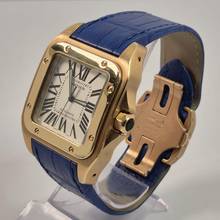 Thumbnail von Cartier Santos 100 Large Gold 38mm Automatik Komplett