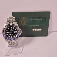 Thumbnail von Rolex GMT-Master II Batman Jubilee 40mm Automatik Komplett