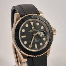Thumbnail von Rolex Yacht-Master 40 40mm Ouro Rosé Oysterflex Automático Completo