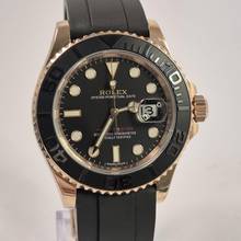Thumbnail von Rolex Yacht-Master 40 40mm Ouro Rosé Oysterflex Automático Completo