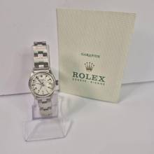 Thumbnail von Rolex Oyster Perpetual Lady Date Lady-Datejust Ouro Branco & Aço Vintage 26mm Automático Completo