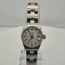 Thumbnail von Rolex Oyster Perpetual Lady Date Lady-Datejust Ouro Branco & Aço Vintage 26mm Automático Completo