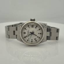 Thumbnail von Rolex Oyster Perpetual Lady Date Lady-Datejust Ouro Branco & Aço Vintage 26mm Automático Completo