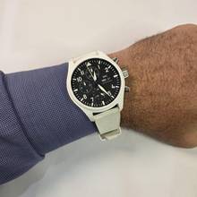 Thumbnail von IWC Fliegeruhr Chronograph Pilot Chronograph Lake Tahoe Keramik 44mm Automatik Vollständig