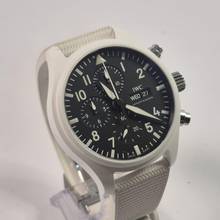 Thumbnail von IWC Fliegeruhr Chronograph Pilot Chronograph Lake Tahoe Keramik 44mm Automatik Vollständig