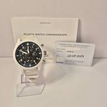 Thumbnail von IWC Fliegeruhr Chronograph Pilot Chronograph Lake Tahoe Keramik 44mm Automatik Vollständig