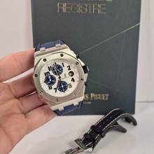 Thumbnail von Audemars Piguet Royal Oak Offshore Chronograph Navy 42mm Automatik Vollständig