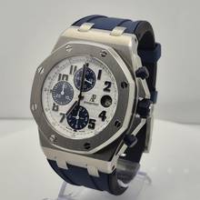 Thumbnail von Audemars Piguet Royal Oak Offshore Chronograph Navy 42mm Automatik Vollständig