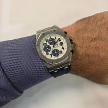 Thumbnail von Audemars Piguet Royal Oak Offshore Chronograph Navy 42mm Automatik Vollständig