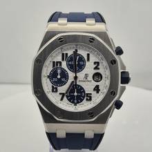 Thumbnail von Audemars Piguet Royal Oak Offshore Chronograph Navy 42mm Automatik Vollständig
