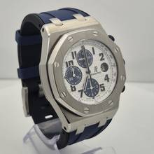 Thumbnail von Audemars Piguet Royal Oak Offshore Chronograph Navy 42mm Automatik Vollständig