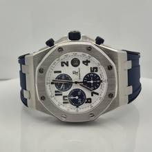 Thumbnail von Audemars Piguet Royal Oak Offshore Chronograph Navy 42mm Automatik Vollständig