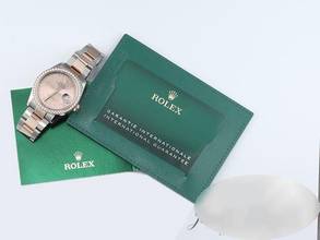 Thumbnail von Rolex Datejust 36 126281 Rbr 2023 Çelik Rose Altın 750 Elmas Otomatik Paslanmaz Çelik 18kt Rose Altın Oyster kayış Kronometre