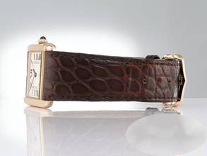 Thumbnail von Cartier Tank Solo Großes Modell Edelstahl Rosegold 750 2018 W5200025 Stahl 18kt Rose Gold Steel