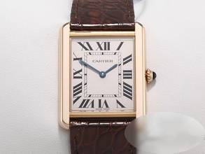 Thumbnail von Cartier Tank Solo Großes Modell Edelstahl Rosegold 750 2018 W5200025 Stahl 18kt Rose Gold Steel