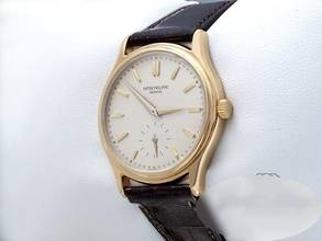  Patek Philippe Calatrava 3923 1991 Elbgold 750 Handaufzug Gold Damen Herren 