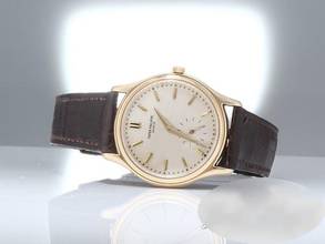 Thumbnail von Patek Philippe Calatrava 3923 1991 Elbgold 750 Handaufzug Gold Damen Herren