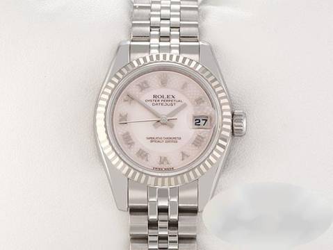 Rolex Lady-Datejust 179174 2010 Stahl Weissgold 750 Perlmutt Automatik
