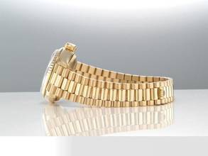 Thumbnail von Rolex Lady-Datejust Gelbgold 750 Diamanten Rubine Automatik Gold Damen