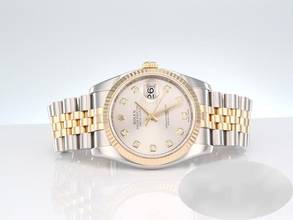 Thumbnail von Rolex Datejust 36 36mm 116233 2010 Diamanten Edelstahl Gelbgold 750 Automatik Gold