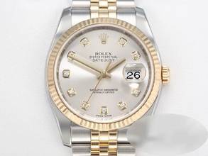 Thumbnail von Rolex Datejust 36 36mm 116233 2010 Diamanten Edelstahl Gelbgold 750 Automatik Gold