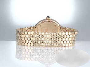 Thumbnail von Cartier Triniy Uhr Gelbgold Rosegold Weissgold 750 W60001s8 Damen Gold