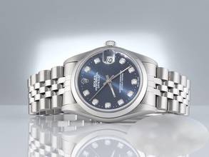 Thumbnail von Rolex Datejust 31 31mm Edelstahl Automatik Diamanten Damenuhr Stahl Stainless Steel Oyster-band Chronometer White Dial