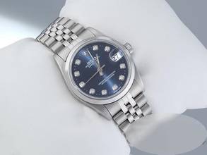 Thumbnail von Rolex Datejust 31 31mm Edelstahl Automatik Diamanten Damenuhr Stahl Stainless Steel Oyster-band Chronometer White Dial