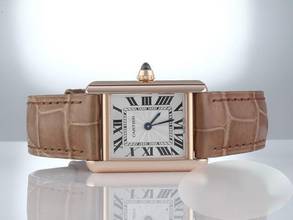 Thumbnail von Cartier Tank Louis Cartier Kleines Modell Rosegold 750 2024 Wgta0010 Handaufzug Gold