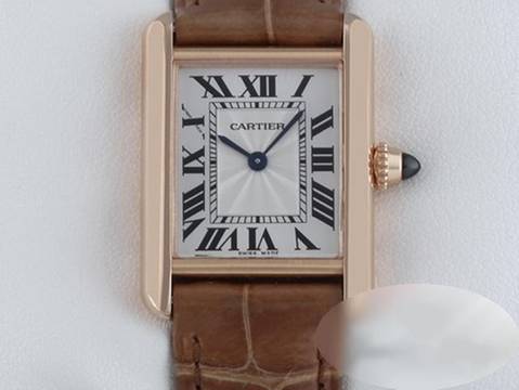Cartier Tank Louis Cartier Kleines Modell Rosegold 750 2024 Wgta0010 Handaufzug Gold