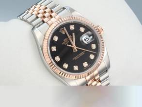 Thumbnail von Rolex Datejust 36 36mm 116231 2012 Stahl Rosegold 750 Diamanten Automatik Stainless Steel 18kt Rose Gold Jubilé-band Chronometer Oyster Black Dial