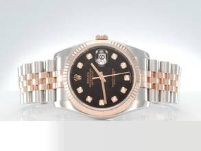 Thumbnail von Rolex Datejust 36 36mm 116231 2012 Stahl Rosegold 750 Diamanten Automatik Stainless Steel 18kt Rose Gold Jubilé-band Chronometer Oyster Black Dial