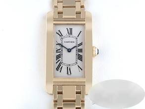 Thumbnail von Cartier Tank Américaine Gelbgold 750 W26014k2 Damen Damenuhr 18kt Yellow Gold