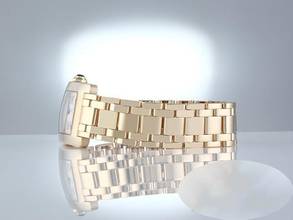 Thumbnail von Cartier Tank Américaine Gelbgold 750 W26014k2 Damen Damenuhr 18kt Yellow Gold