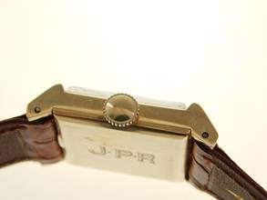 Thumbnail von Girard Perregaux Classic Tank - Rare Vintage 14K Gelbgold Herrenuhr Handaufzug frühe GP Herrenuhr massiv Gelbgold im original Zustand