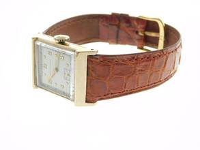 Thumbnail von Girard Perregaux Classic Tank - Rare Vintage 14K Gelbgold Herrenuhr Handaufzug frühe GP Herrenuhr massiv Gelbgold im original Zustand