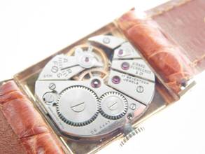 Thumbnail von Girard Perregaux Classic Tank - Rare Vintage 14K Gelbgold Herrenuhr Handaufzug frühe GP Herrenuhr massiv Gelbgold im original Zustand