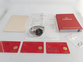 Thumbnail von Omega De Ville Co-Axial Master Chronometer Tresoruhr, neredeyse yeni, LC 100 2023, Omega garantisiyle 2028'e kadar.