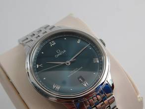 Thumbnail von Omega De Ville Co-Axial Master Chronometer Tresoruhr, neredeyse yeni, LC 100 2023, Omega garantisiyle 2028'e kadar.