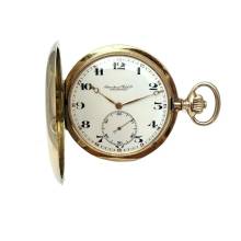 Thumbnail von IWC Pocket Watch Taschenuhr Pocket watch Savonette 585/000 56 mm 125 Gramm