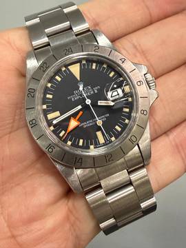 Rolex Explorer II Freccione Orange Hand Tritium Dial