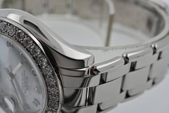 Thumbnail von Rolex Datejust 31 Oyster Pearlmaster 18k Factory Diamond Dial Bezel 81299 34mm LC100