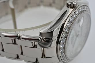Thumbnail von Rolex Datejust 31 Oyster Pearlmaster 18k Factory Diamond Dial Bezel 81299 34mm LC100