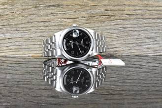 Thumbnail von Tudor Prince Date 76200 · Automatic · Stahl · unpoliert · Full Set · Black
