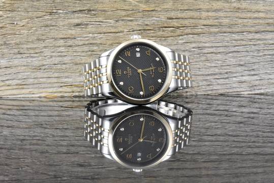 Tudor 1926 Black 39mm M91551 Stahl/Roségold · Automatik · Clous de Paris Diamond