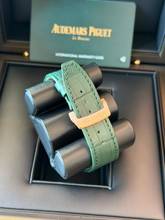 Thumbnail von Audemars Piguet Royal Oak Chronograph Roségold Green 26240OR - New - Fullset 2026