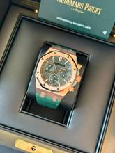 Thumbnail von Audemars Piguet Royal Oak Chronograph Roségold Green 26240OR - New - Fullset 2026