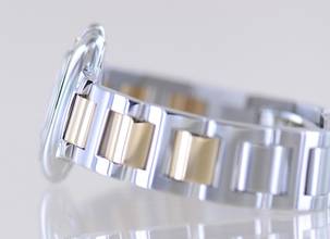 Thumbnail von Cartier Ballon Bleu 28mm Steel Gold 28mm Klassiker Luxusuhr Silver roman dial Lady