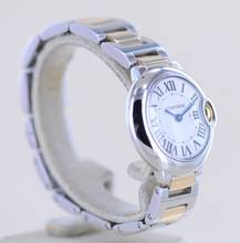 Thumbnail von Cartier Ballon Bleu 28mm Steel Gold 28mm Klassiker Luxusuhr Silver roman dial Lady