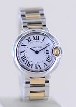 Thumbnail von Cartier Ballon Bleu 28mm Steel Gold 28mm Klassiker Luxusuhr Silver roman dial Lady